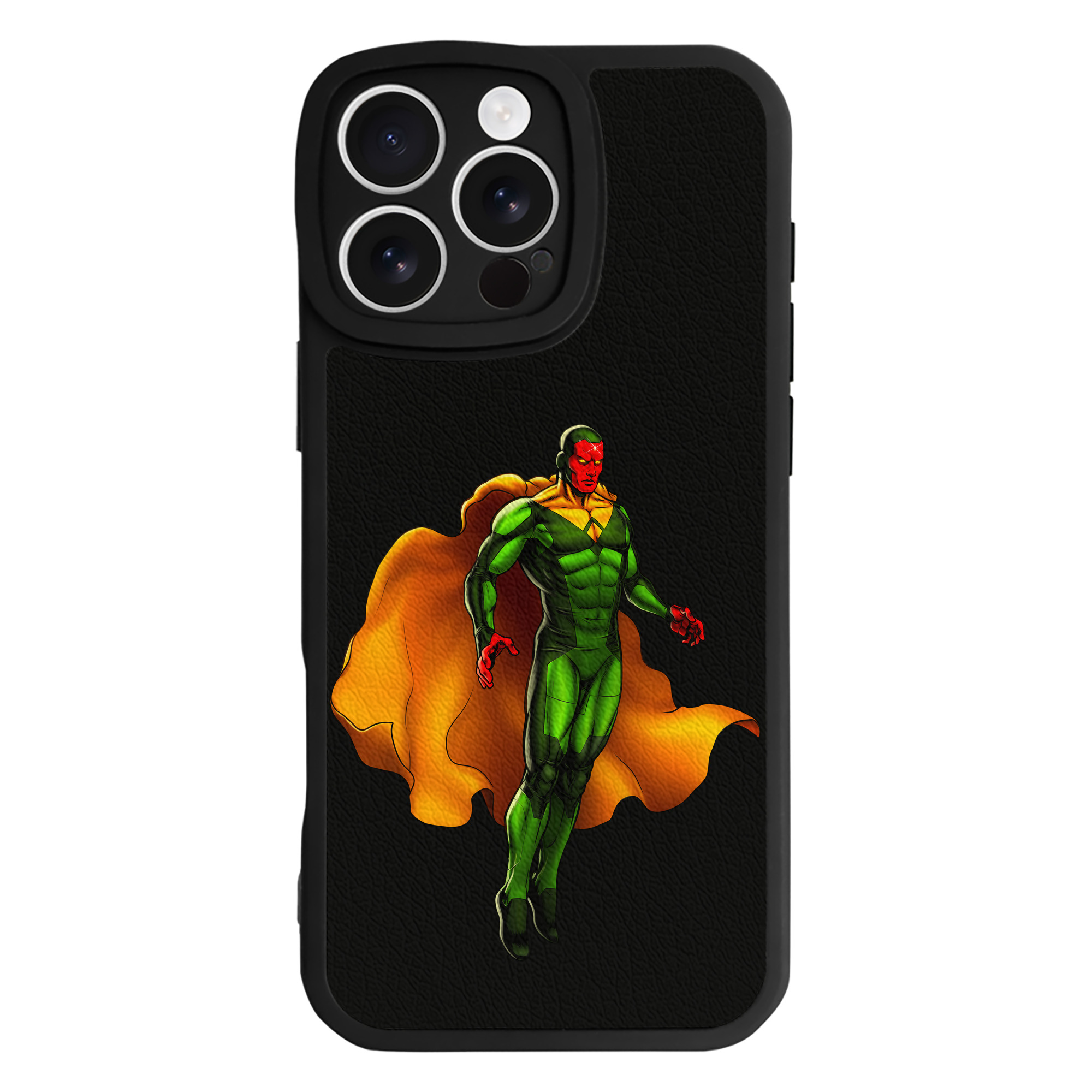 （画像用） アベンジャーズ The Avengers 【iPhone 16シリーズ対応】シリコンスマホケース（レザー調） 材質：シリコン